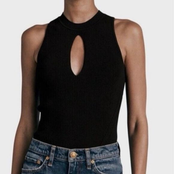 Rag & Bone Asher Keyhole Knit Tank Top - Picture 2 of 9